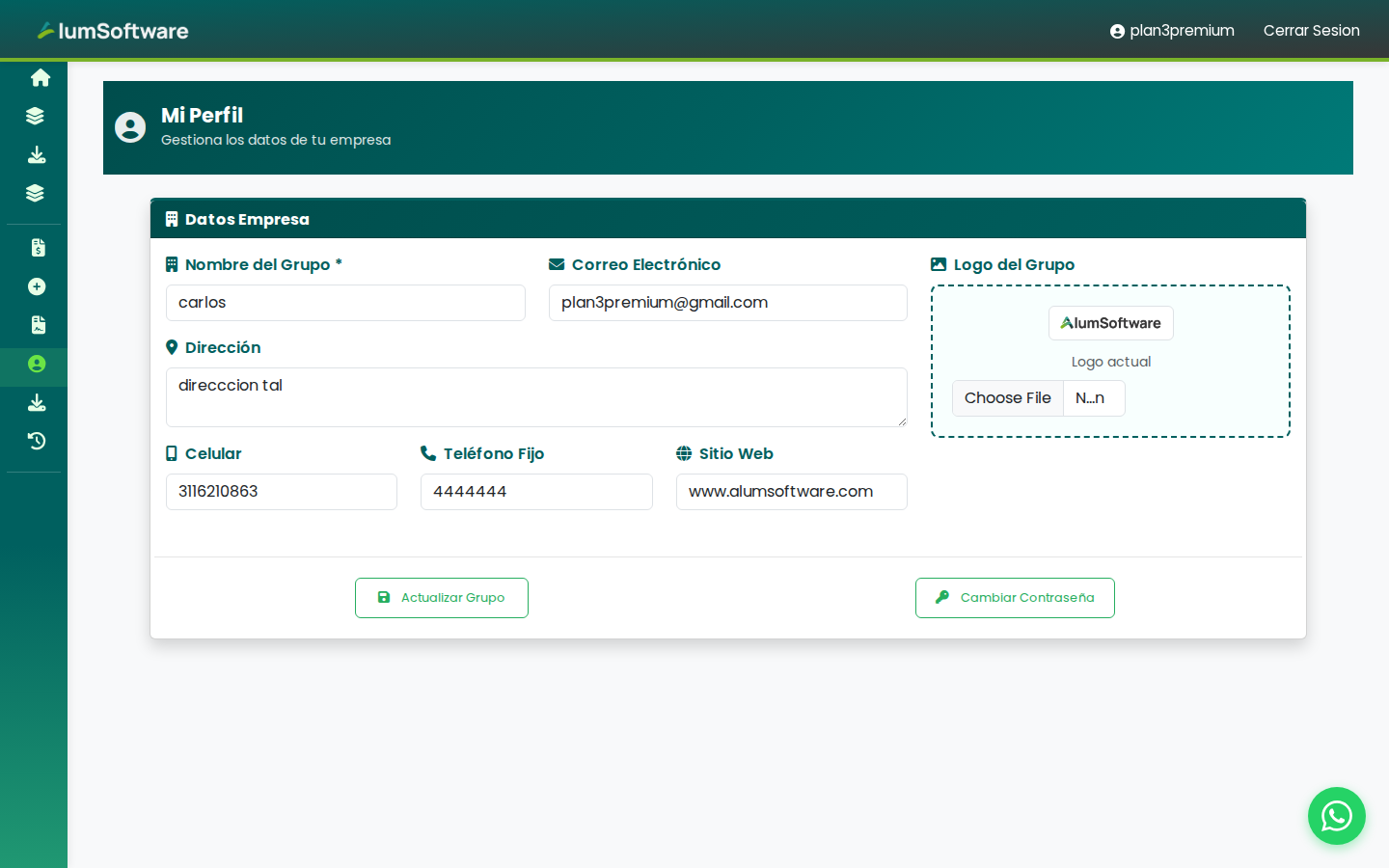 Rediseño de Mi Usuario